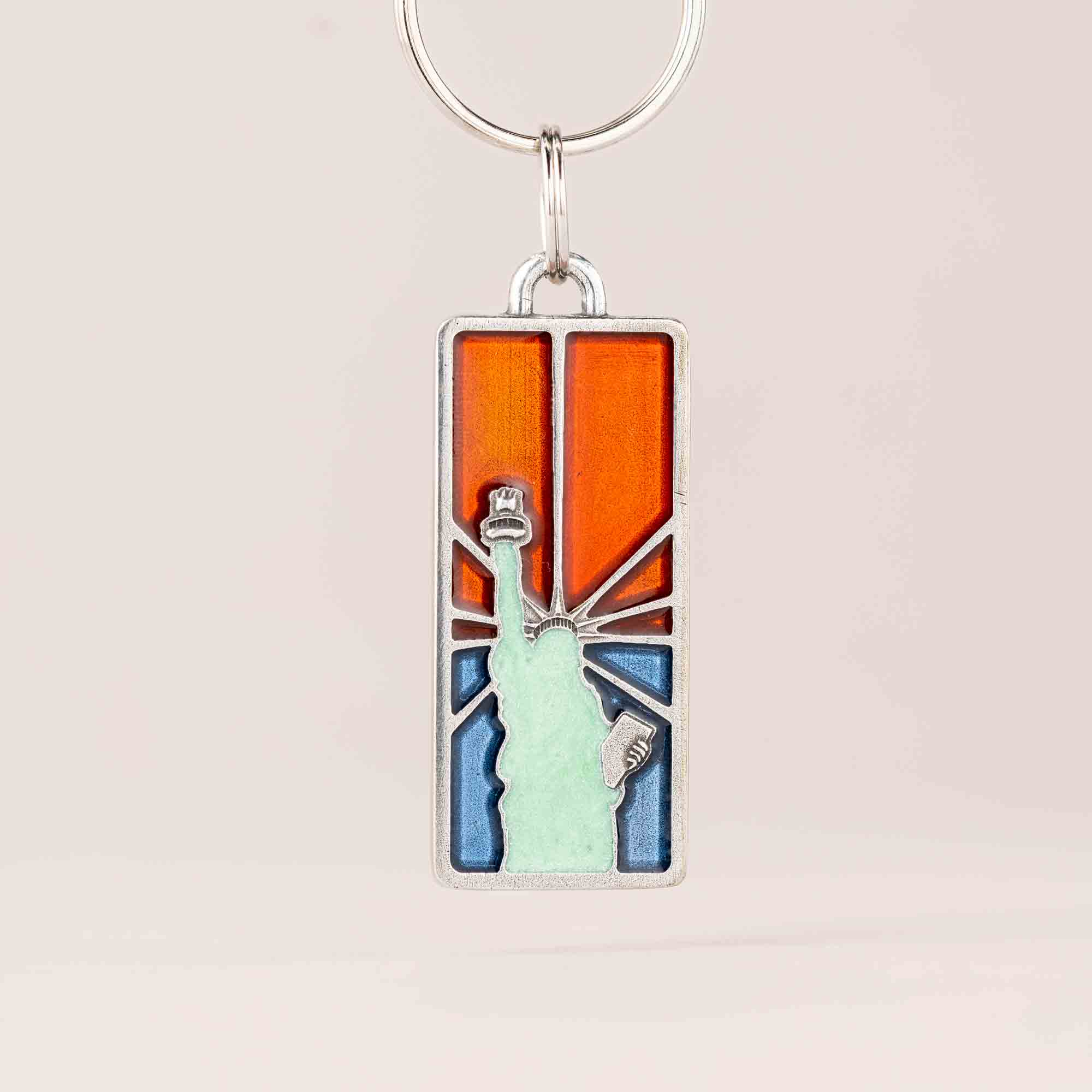 America250 Lady Liberty Keyring - Danforth Pewter