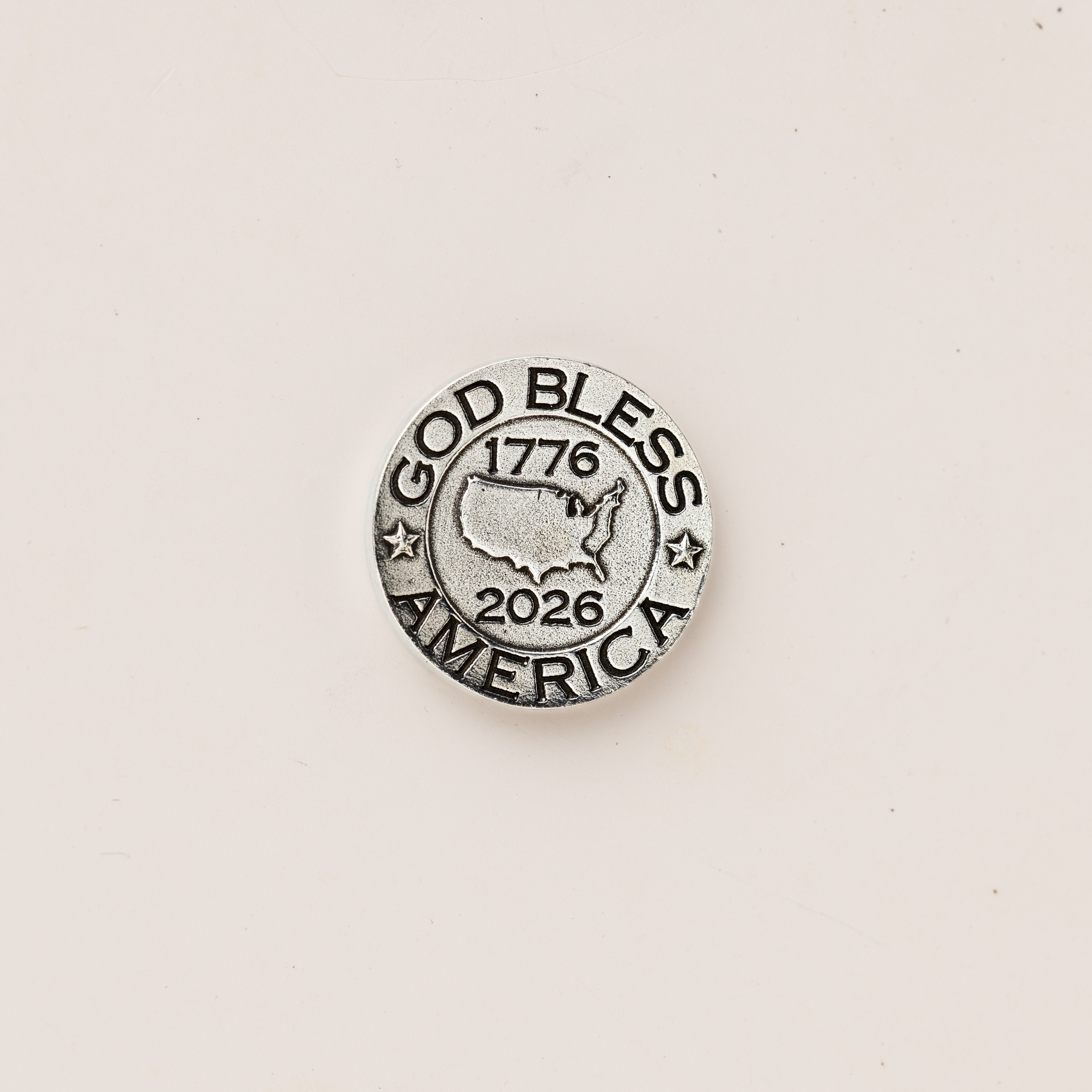America250 God Bless America Pocket Coin - Danforth Pewter