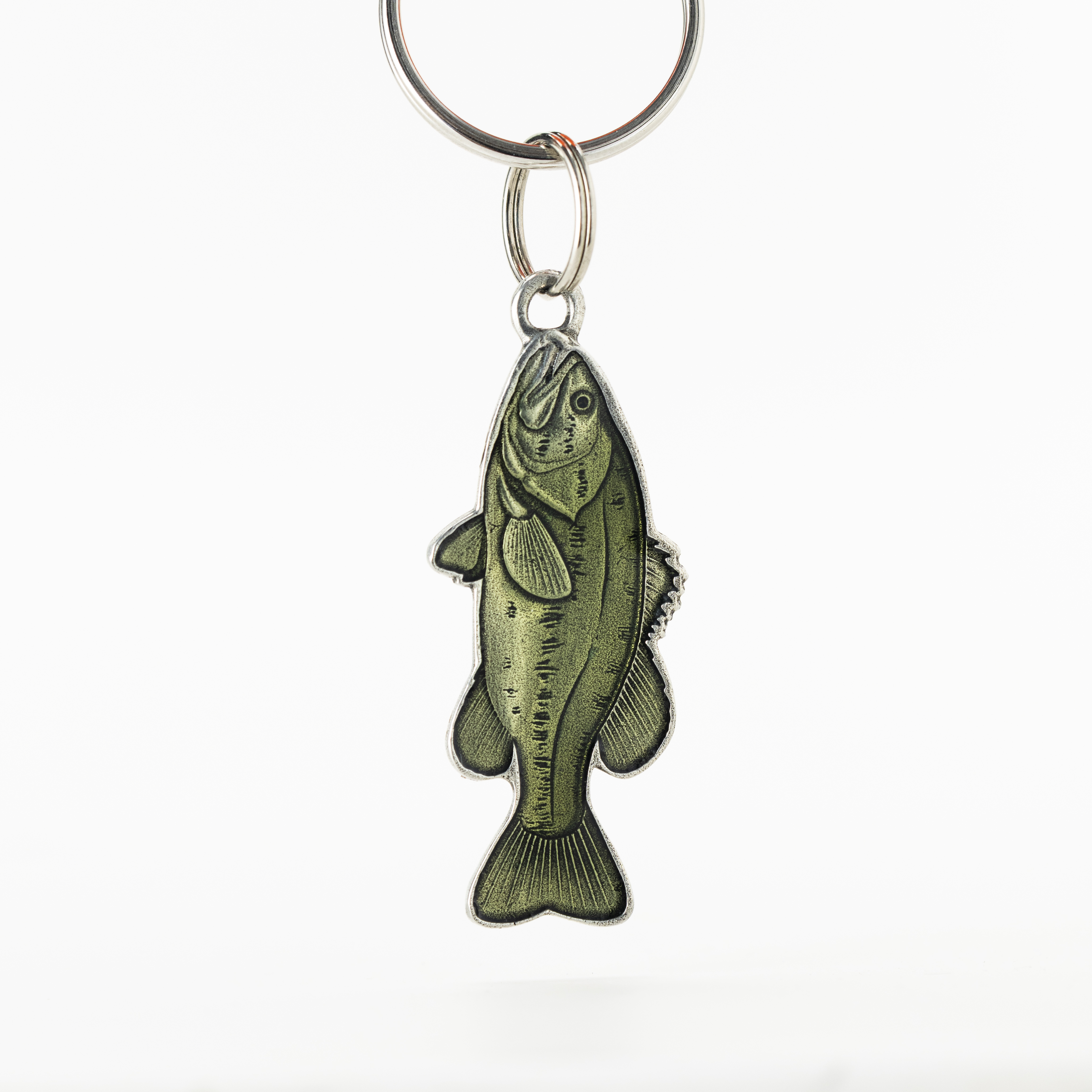 LOVEBITES ふぁみ。Bass Body型キーホルダーAオマケ付 Largemouth Bass Keyring - Danforth Pewter