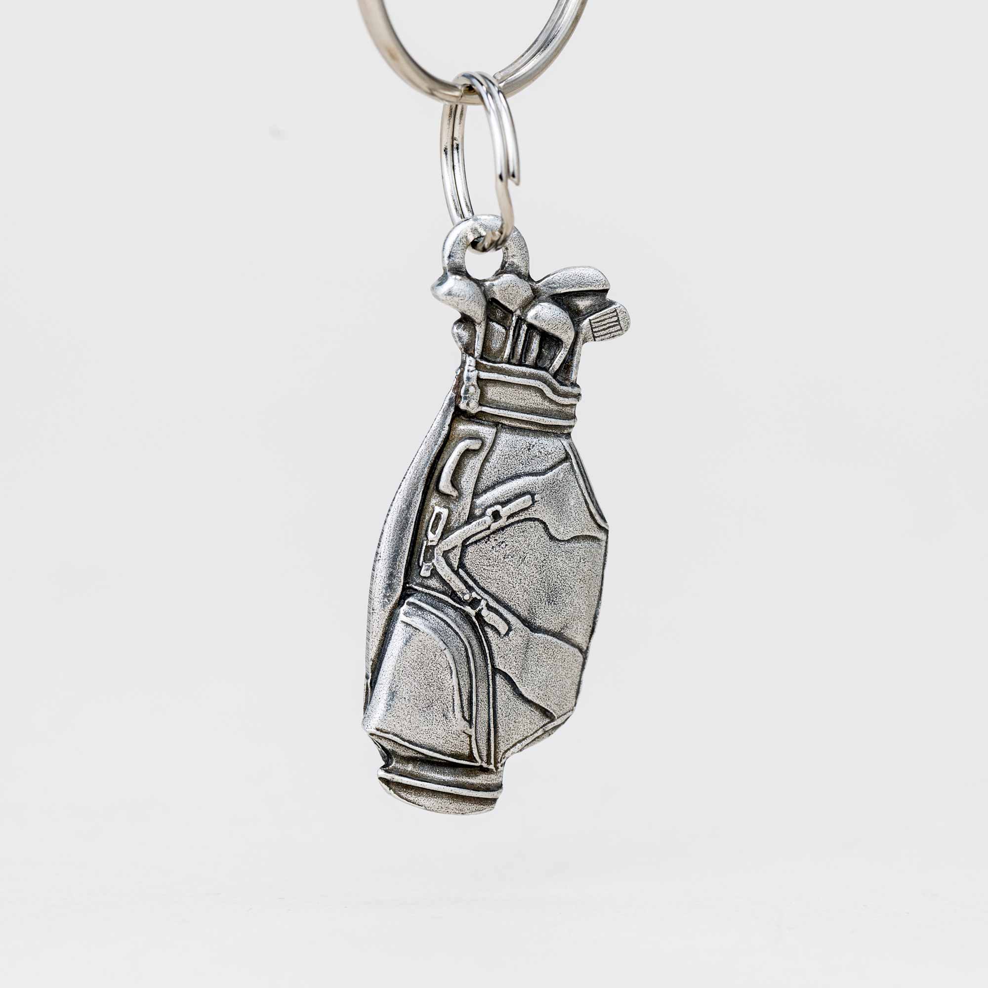 Golf Bag Keyring - Danforth Pewter - Made in USA