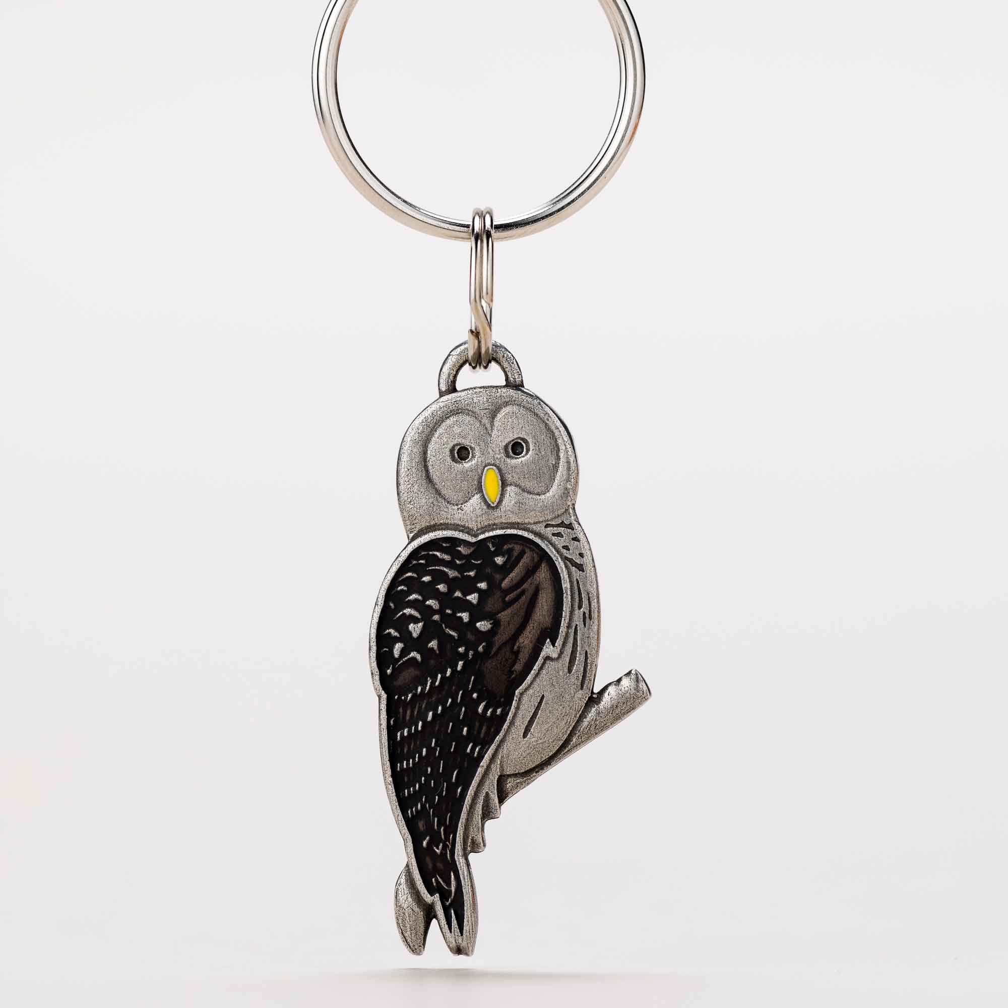 Owl Key Chain | Danforth Pewter USA