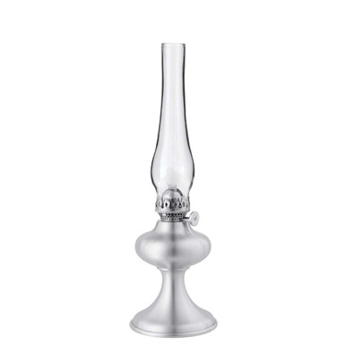 Footed Nutmeg Oil Lamp with 6" Globe