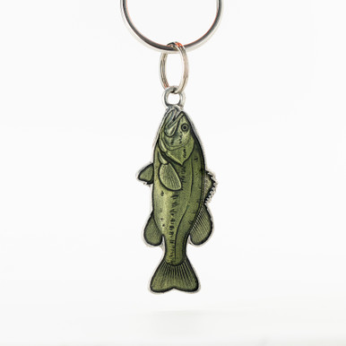 LOVEBITES ふぁみ。Bass Body型キーホルダーAオマケ付 Largemouth Bass Keyring - Danforth Pewter