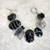 Three Obsidian Buddhas Bracelet