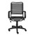 Black Adjustable Swivel Bungee Rolling Office Chair N270-357516