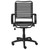 Black Adjustable Swivel Bungee Rolling Office Chair N270-357516
