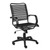 Black Adjustable Swivel Bungee Rolling Office Chair N270-357516