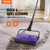 Carpet Sweeper Manual, Floor Sweeper with 300 ml Dustbin Capacity Easy to Empty, 6.7 inch Cleaning  E415-GSQSQBDDBDDS1HY50001V0