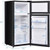 2 Doors Cold-rolled Sheet Compact Refrigerator-Black - Color: Black D681-EP22756US-BK