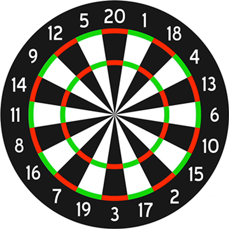 DuraMesh Archery Target Dartboard 25 in. x 32 in. R557-79631