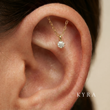 SS Hidden Helix with 3mm CZ