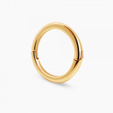 14K Solid Gold 6mm Seamless Clicker