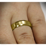 Two-Tone Platinum Wedding Band
