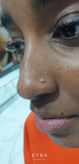 Half Ball Threaded Stud w/ post on the nose