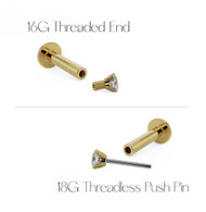 "What's Better for Piercing Jewelry: Threaded Posts or Push Pin Backings?" "What's Better for Piercing Jewelry: Threaded Posts or Push Pin Backings?"