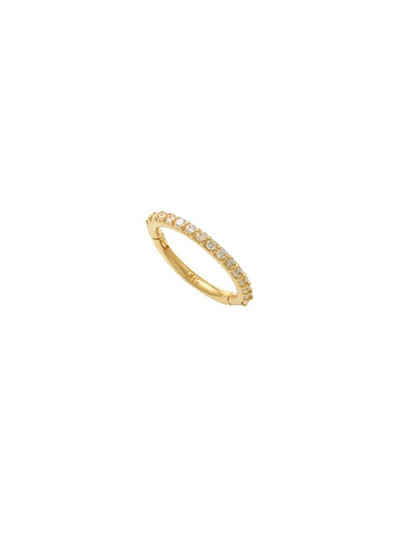 10mm CZ Clicker 18K Gold