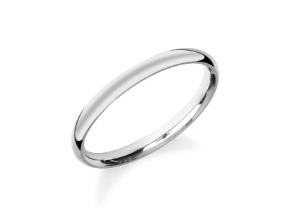 Classic Wedding Bands in 18K Gold For Her (2.4 mm)