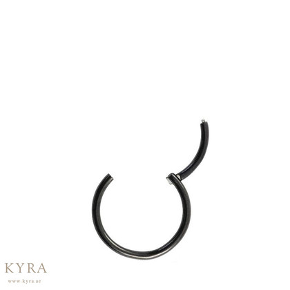 Black Plated Hinged SS Clicker