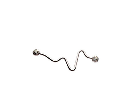 Surgical Steel Heart Pulse Industrial Bar