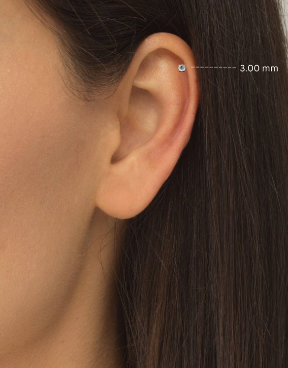 Diamond Piercing on the Helix
