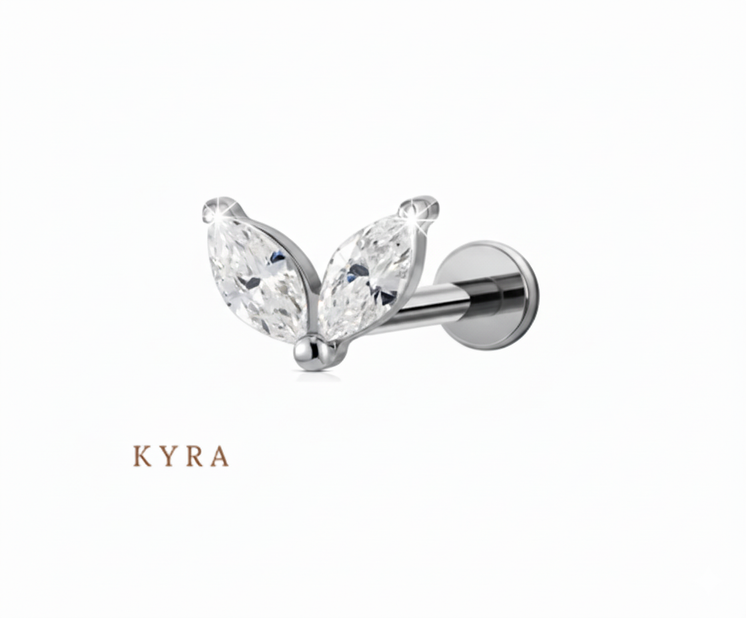 Brilliant Leaf Titanium Threaded Top