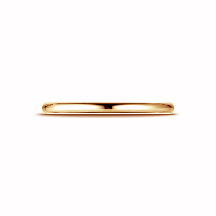 Classic Wedding Bands in 18K Gold For Her (2.4 mm)