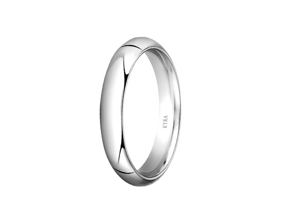 Classic Platinium Wedding Bands For Him (3.2 mm)