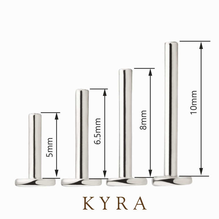 Flat Back threaded post