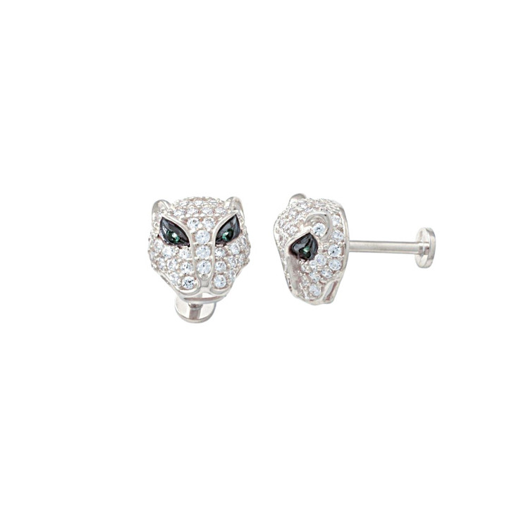 Panther with CZ Threaded Stud