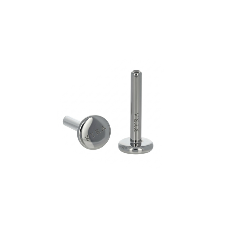 Classic CZ Threaded Top in Titanium