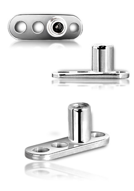 6 Petal Flower Dermal Jewellery