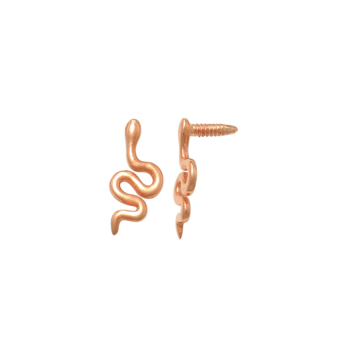Serpentine Threaded Stud w/ post