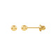 3mm Plain Ball Ear Studs YG
