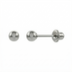 3mm Medical Grade Surgical Steel Plain Ball Ear Studs