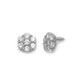 Cluster CZ Threaded Stud