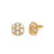 Cluster CZ Threaded Stud