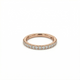 14K Solid Gold 8mm Clicker w/cz in Rose Gold
