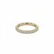 14K Solid Gold 8mm Clicker w/cz in Yellow Gold