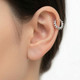 Surgical Steel Spike Hinged Hoop Earring