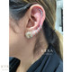 Titanium Ear Climber w/CZ Hayati on ear