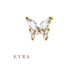 CZ Butterfly Ear Piercing