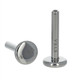 ASTM F-136 G23 Titanium internally threaded flat-back post