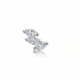 Titanium 3 CZ Leaf MQ Threaded Top