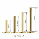 Post Length: 6 mm ( Available in post lengths : 5 , 6, 6.5, 7, 8 , 9 and 10 mm )