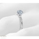 Small Side Diamonds Engagement Ring