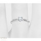 Small Side Diamonds Engagement Ring