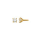 Classic Single Stone Threaded Stud