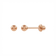 4mm Ball Solid Rose Gold