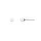 4mm Medical Grade Titanium Cream Pearl Ear Studs