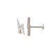 Flash CZ Threaded Ear Stud